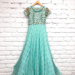 Turquoise Blue Gown