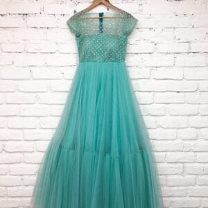 Lagoon Blue Gown