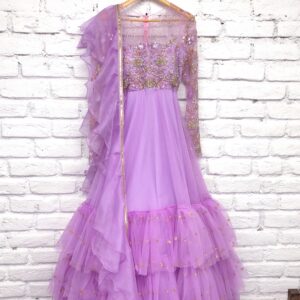 Lavender Three Layer Gown