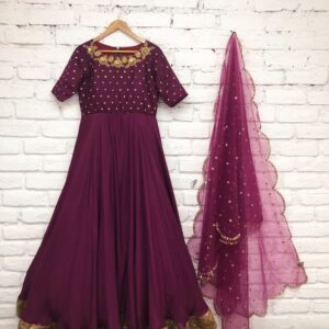 Traditional Wine Gown