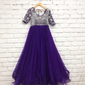 Celestial Violet Gown