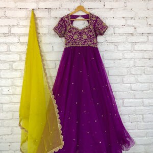 Majestic Orchid Gown