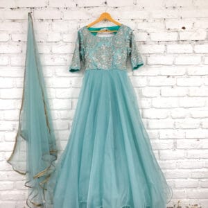 Powder Blue Gown