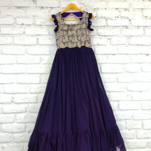 Deep Violet Gown