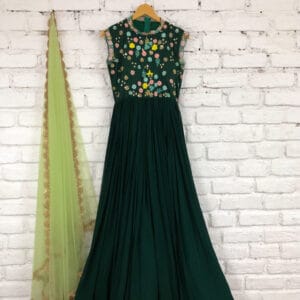 Emerald Green Gown