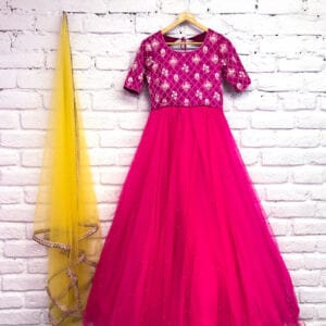 Candy pink gown