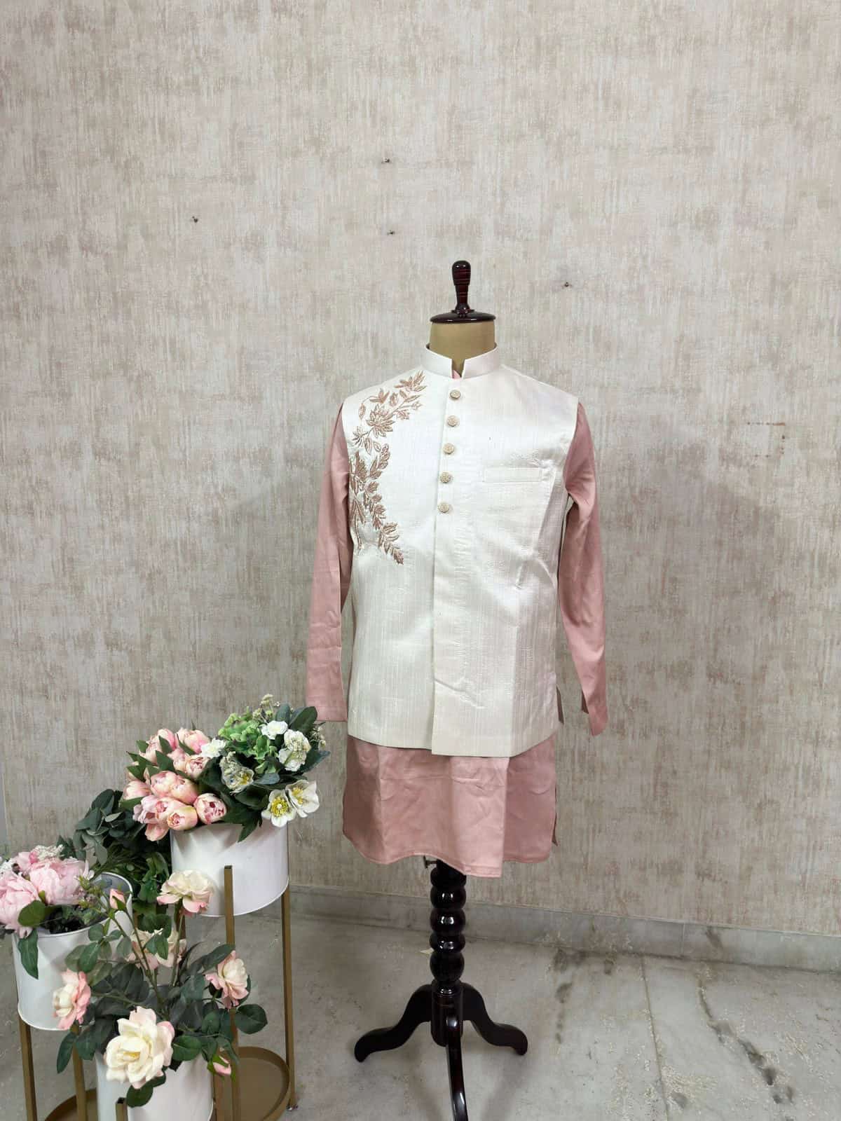 The Blush Blossom Kurta Set
