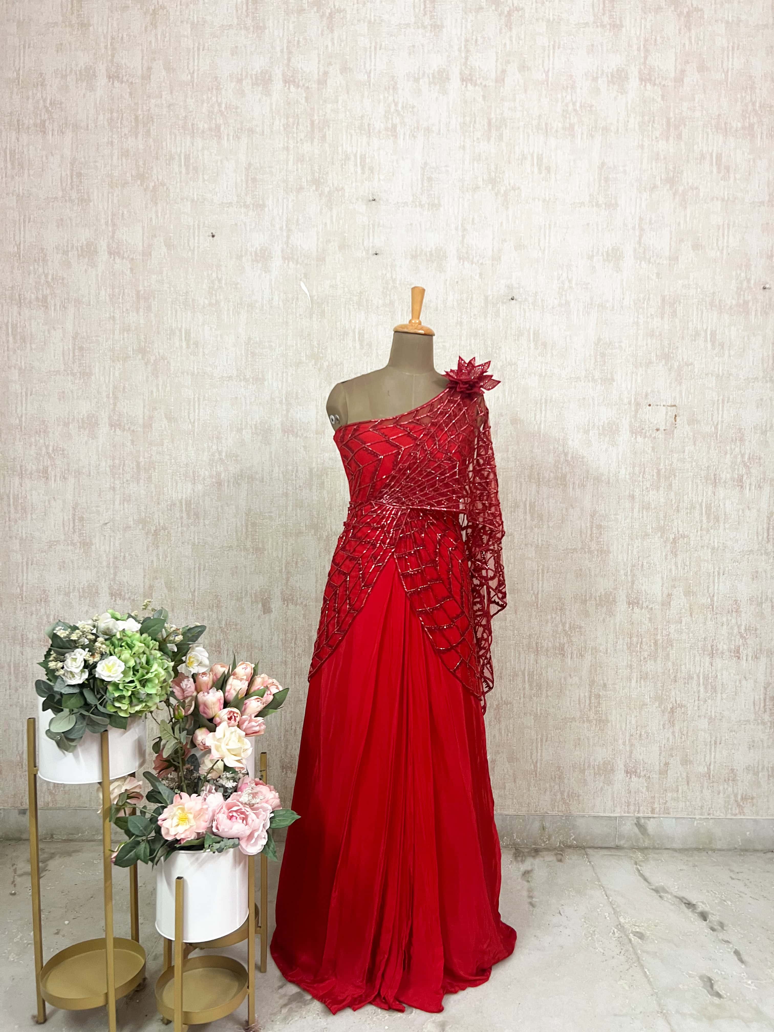 The Red Rose Gown