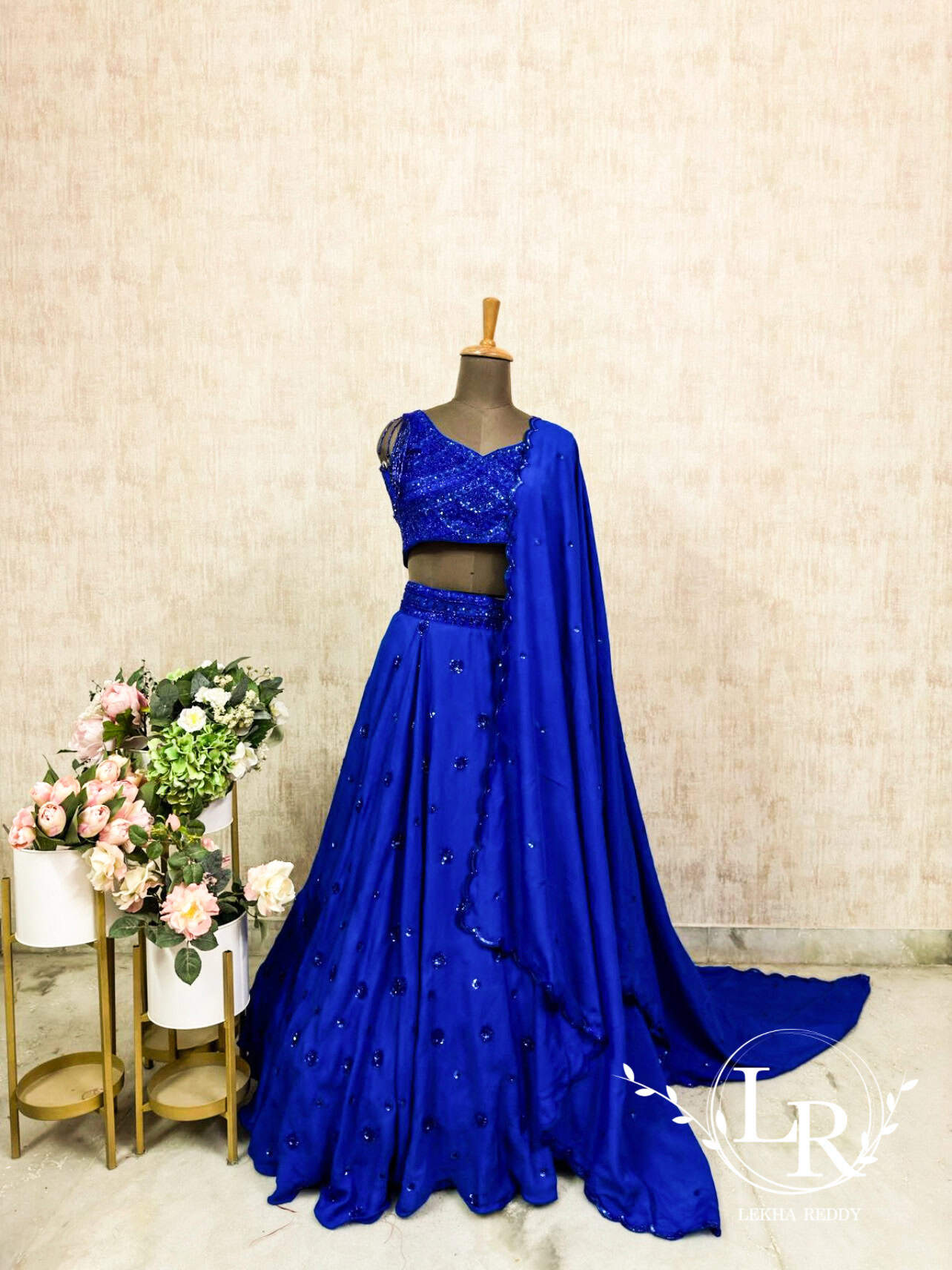Sapphire Sequin Lehenga