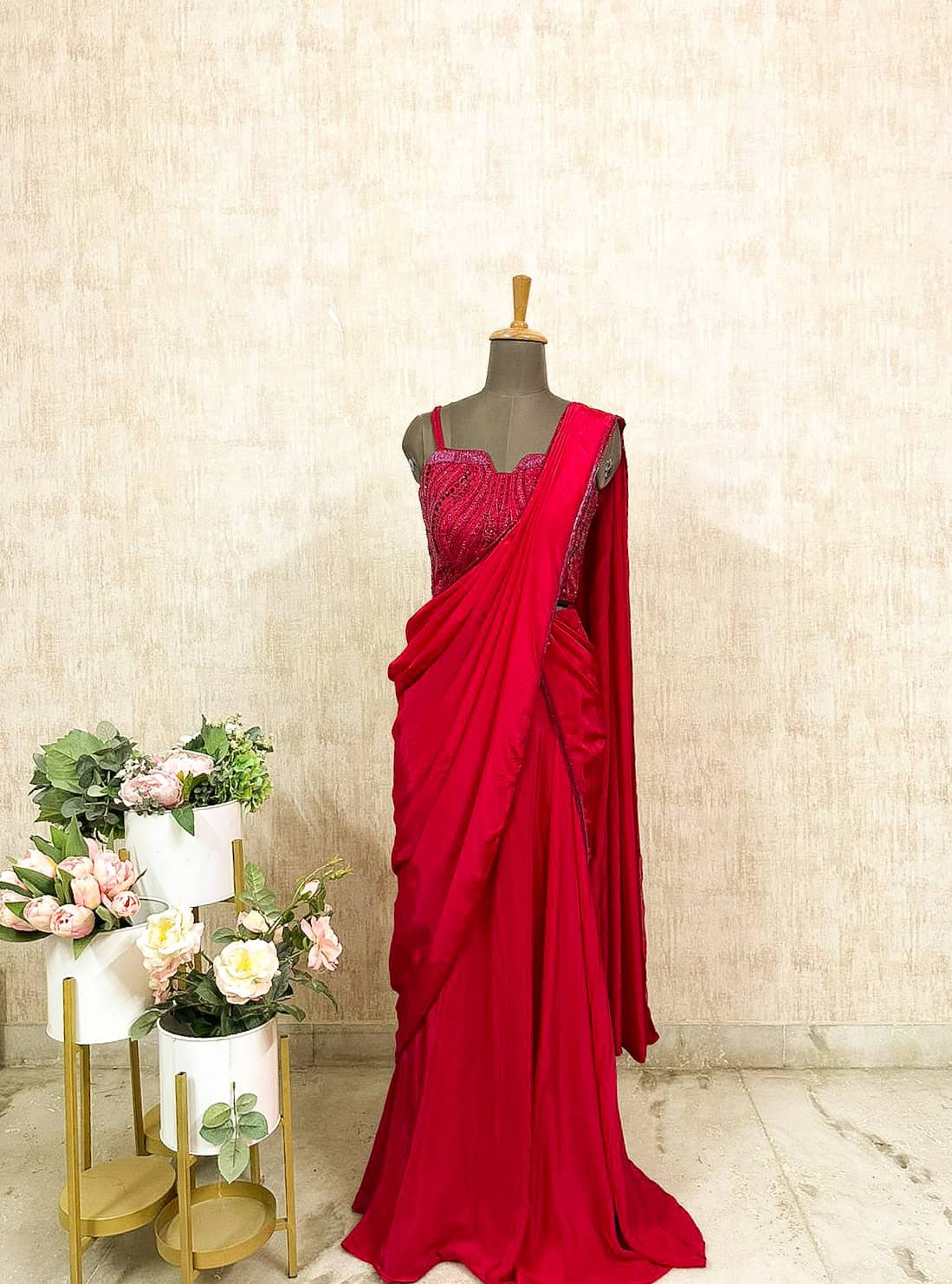 Ruby Saree