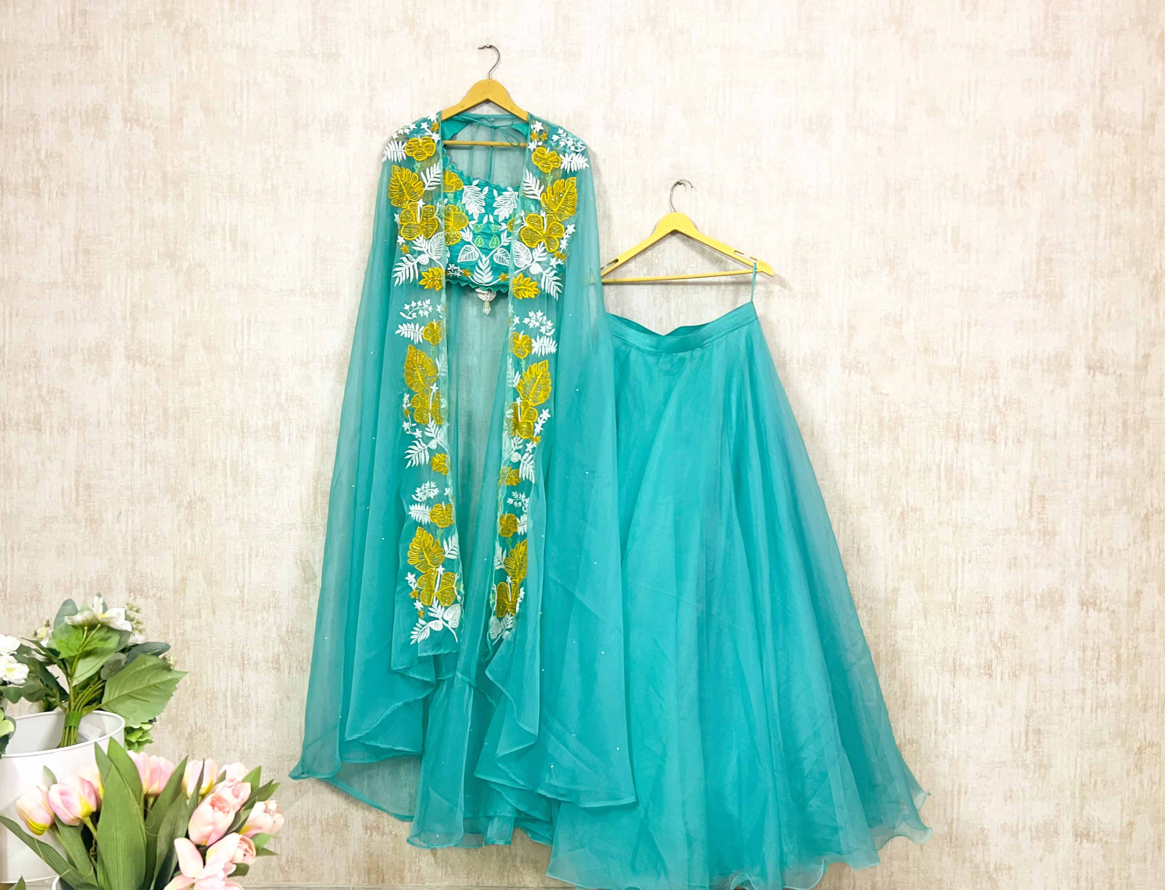 Aqua Breeze Lehenga Set