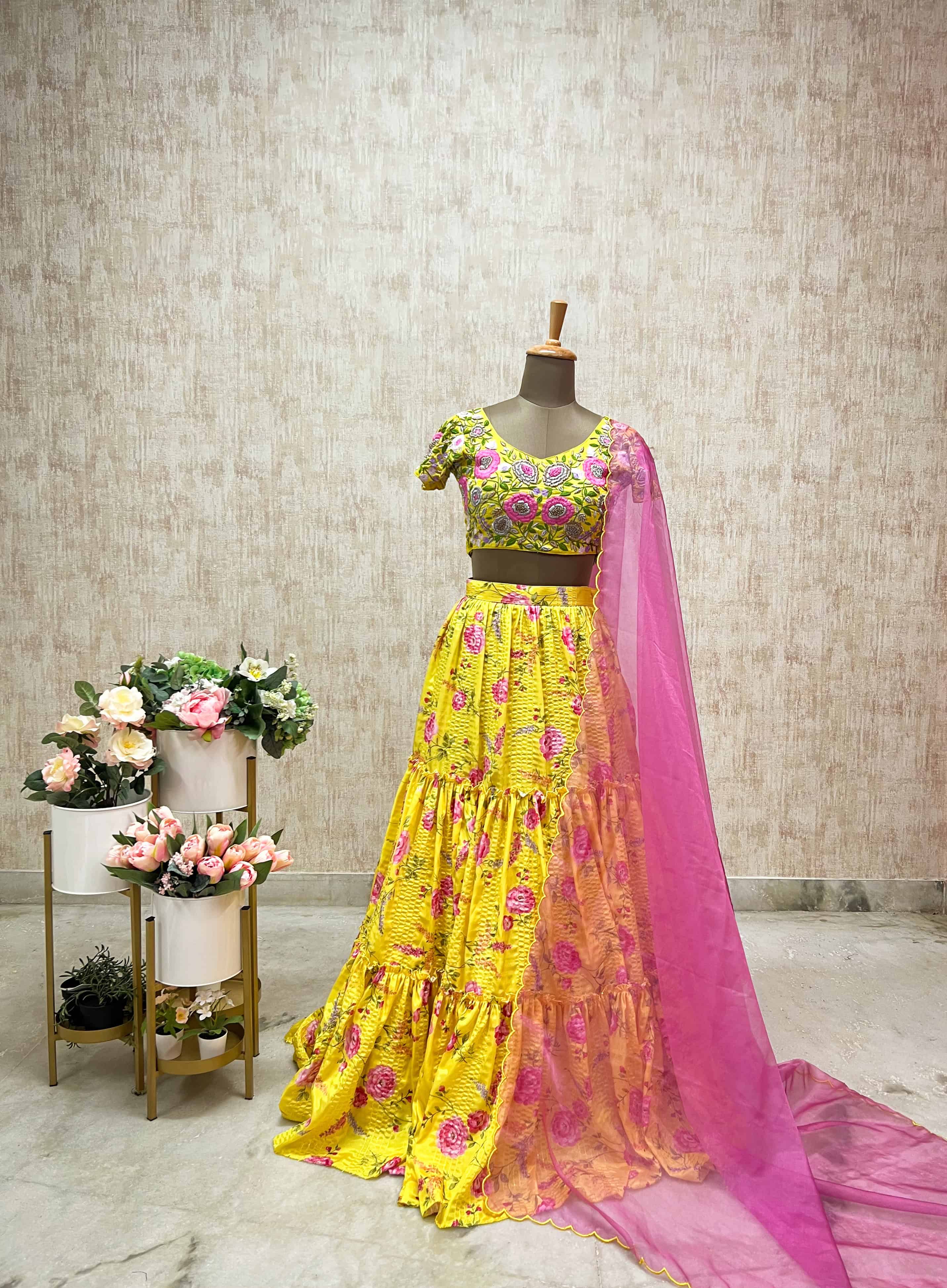 Sunshine Blossom Lehenga Set
